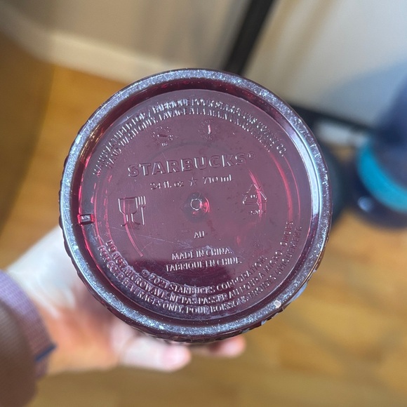 Starbucks 2022 Holiday ‘Merlot’ Wine Burgundy Red Jeweled Venti Tumbler 24oz - Picture 3 of 6